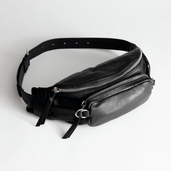 & Other Stories - Leather Fanny Pack - Picture 1 of 5
